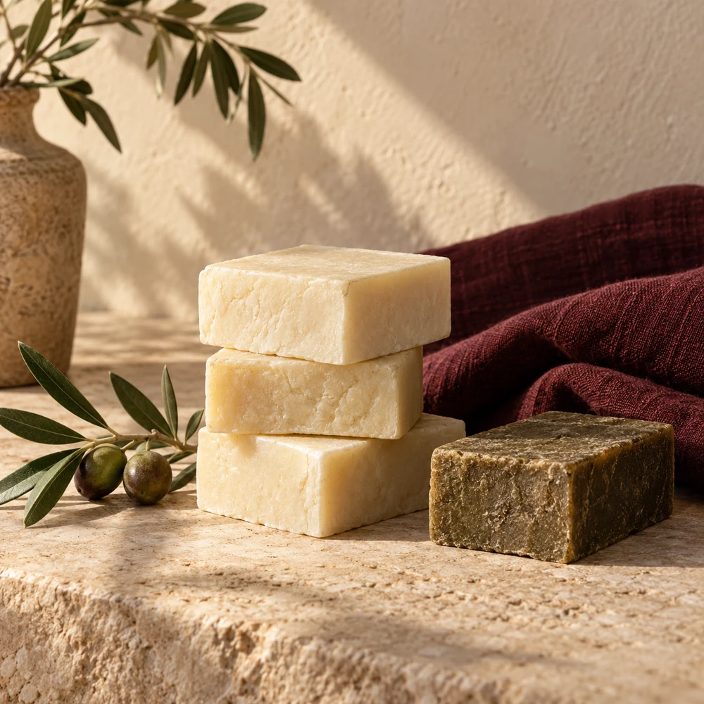 Illustrative soap collection photography